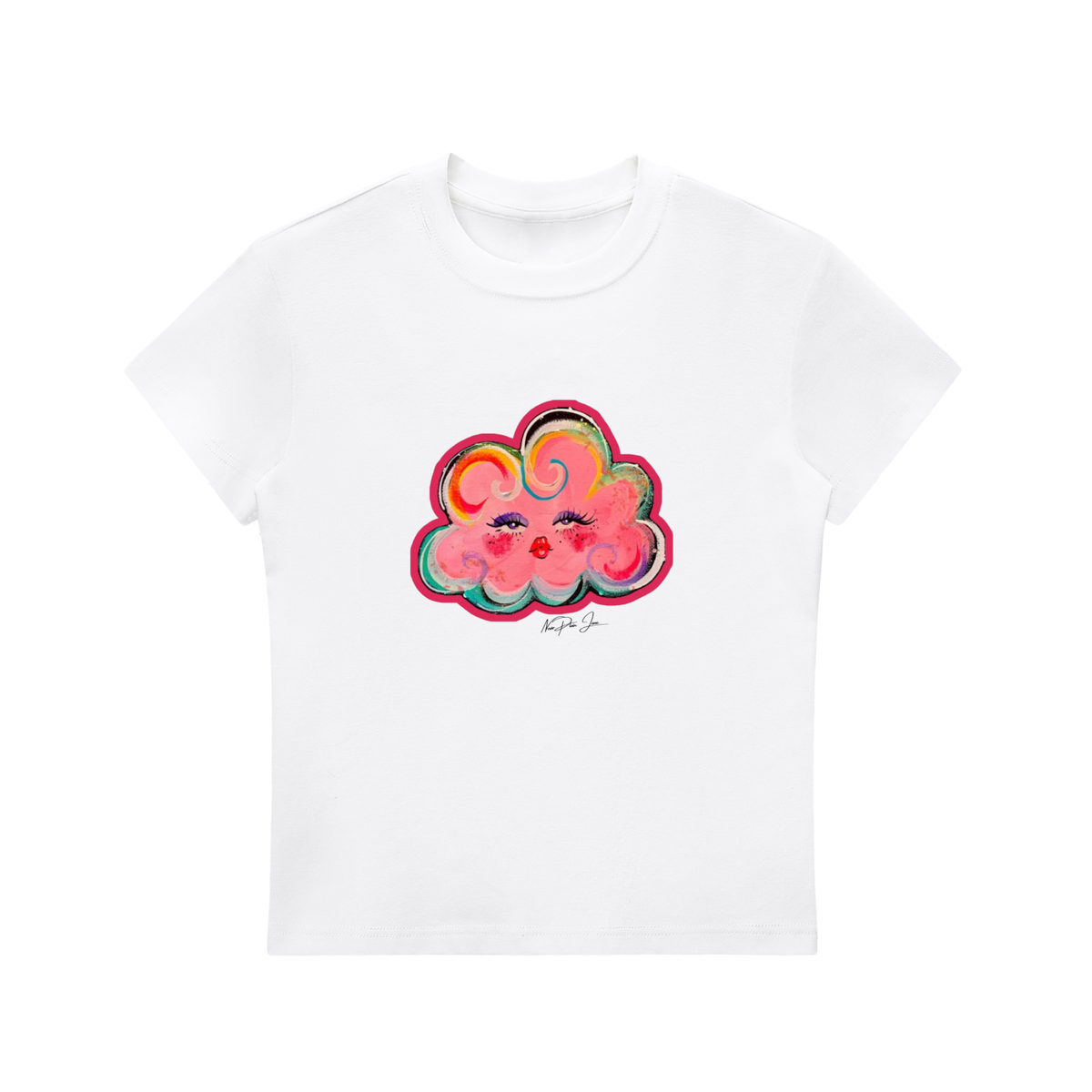 Cloud Nine Fitted Tee