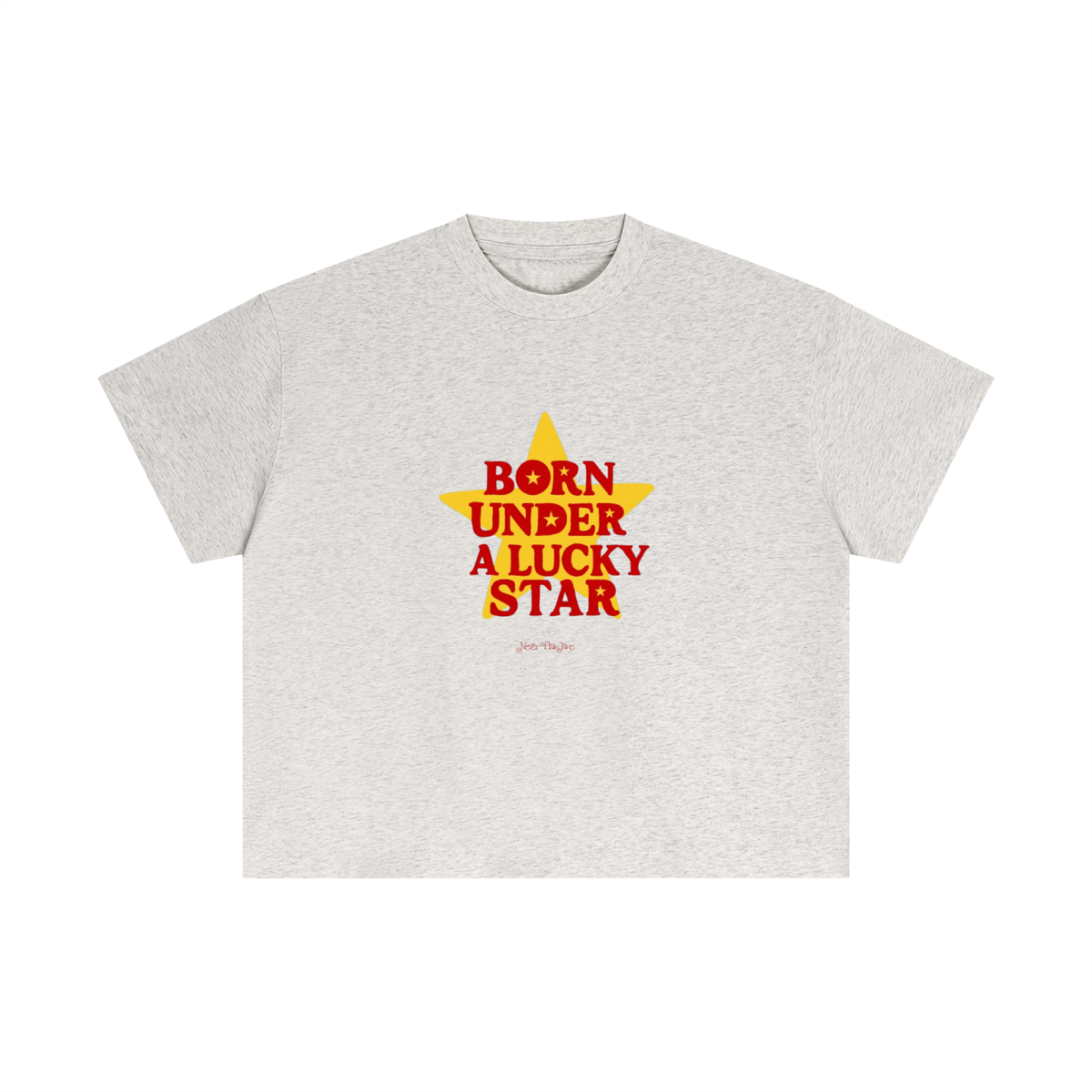 Born Under A Lucky Star Everyday Cotton Boxy Tee