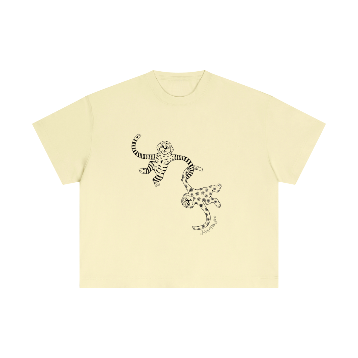 Monkey Business Everyday Cotton Boxy Tee