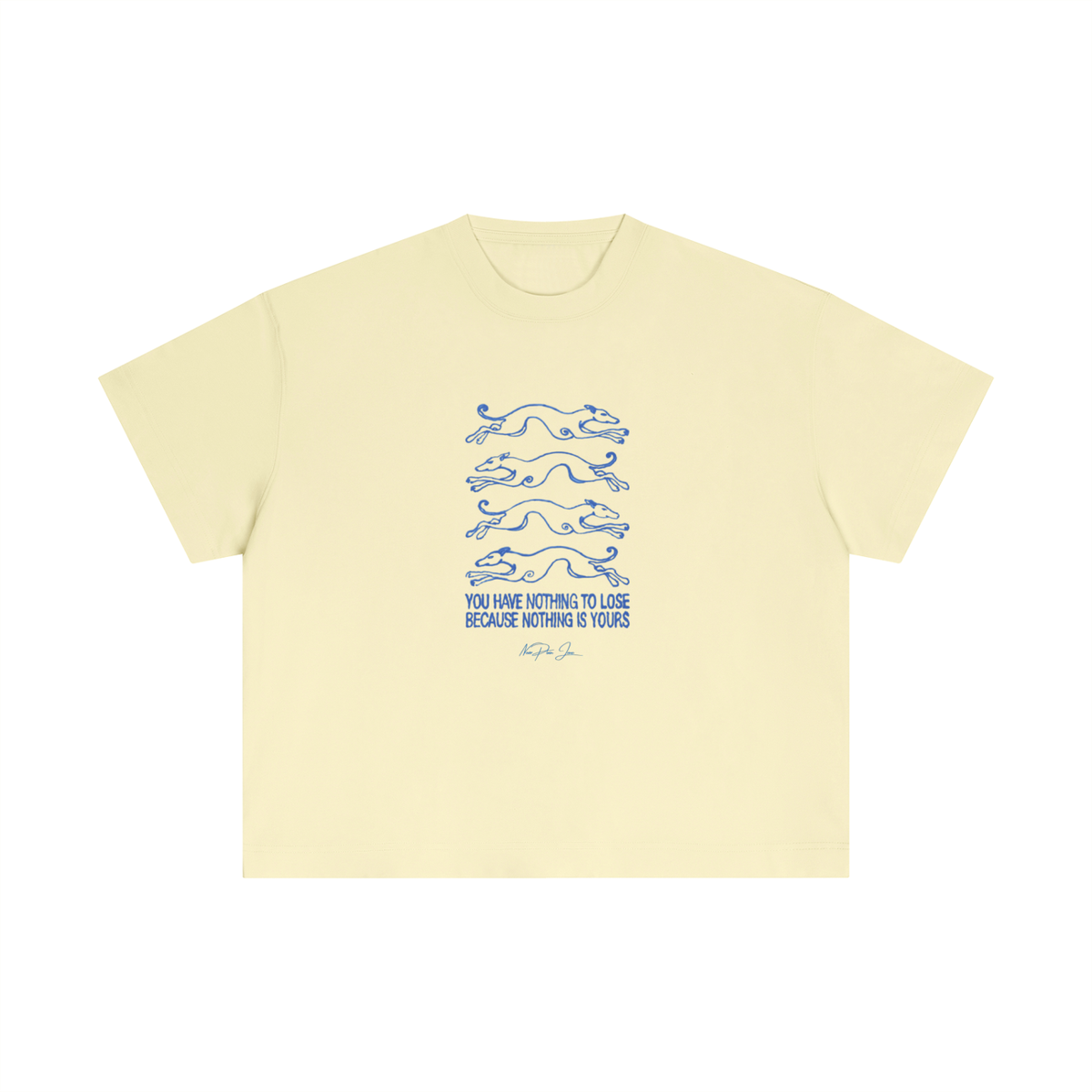 Nothing To Lose Everyday Cotton Boxy Tee