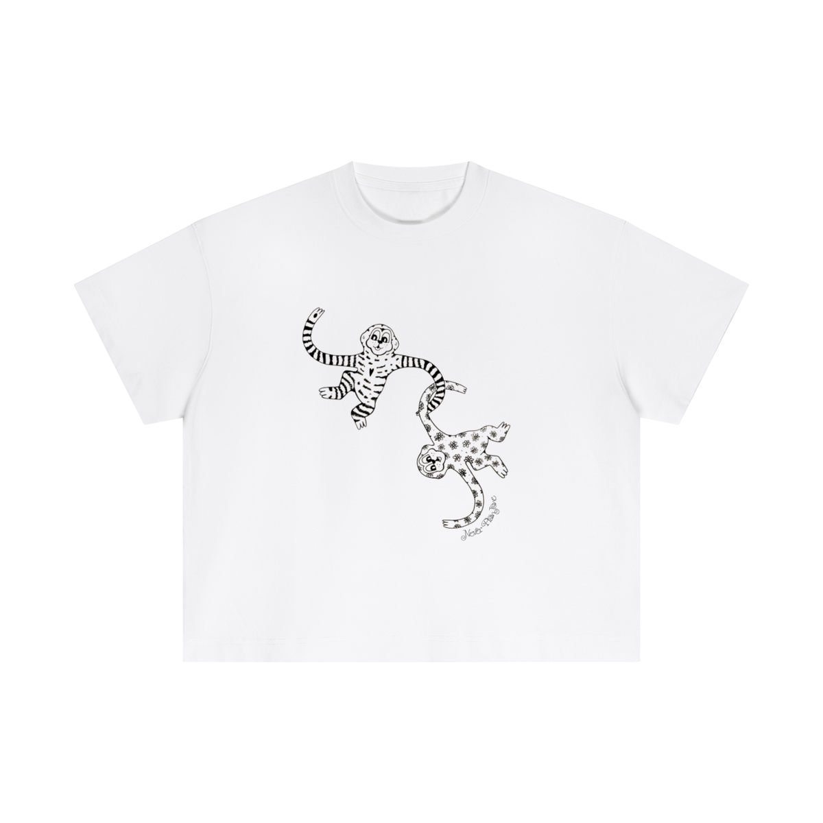 Monkey Business Everyday Cotton Boxy Tee