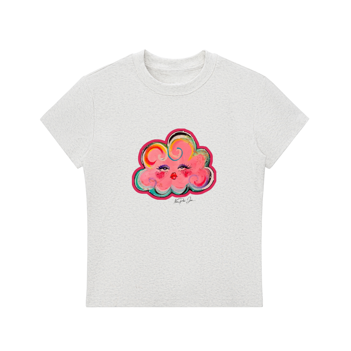 Cloud Nine Fitted Tee