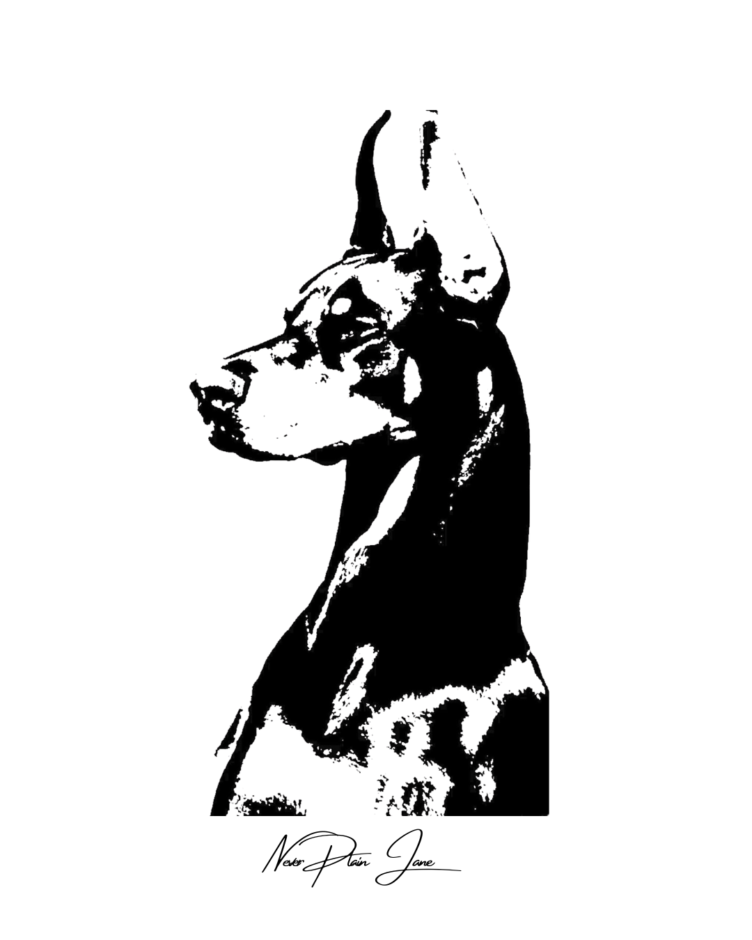 Doberman graphic