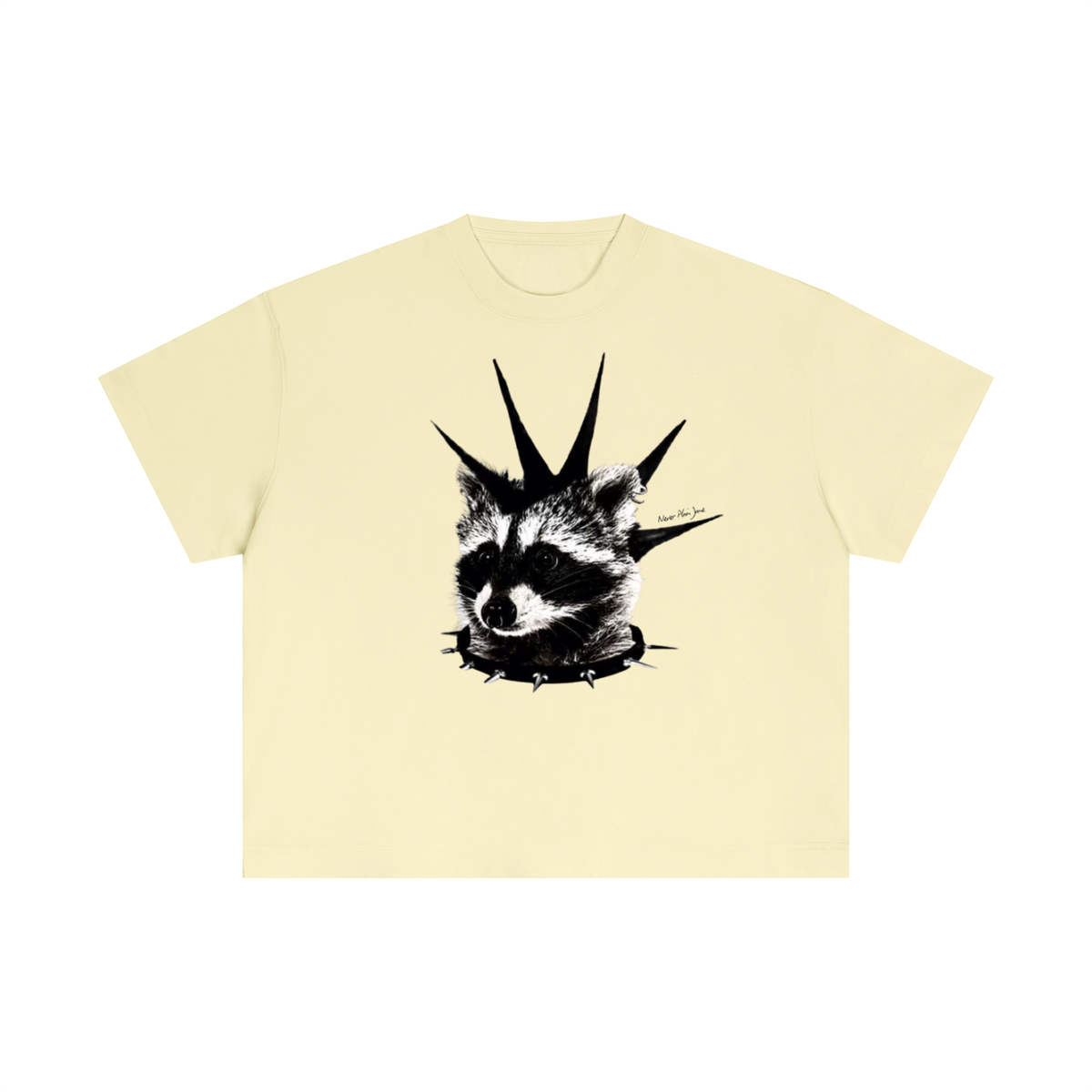 Punk Raccoon Everyday Cotton Boxy Tee