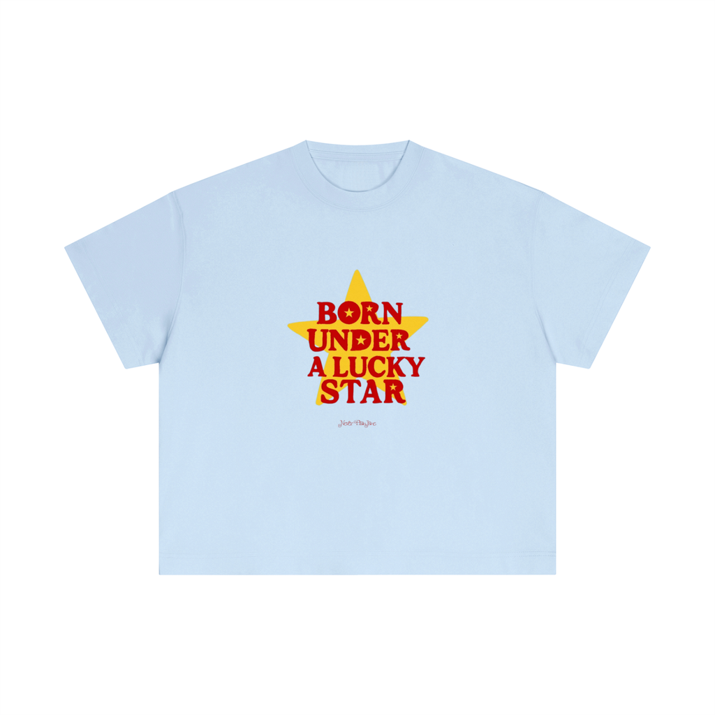 Born Under A Lucky Star Everyday Cotton Boxy Tee