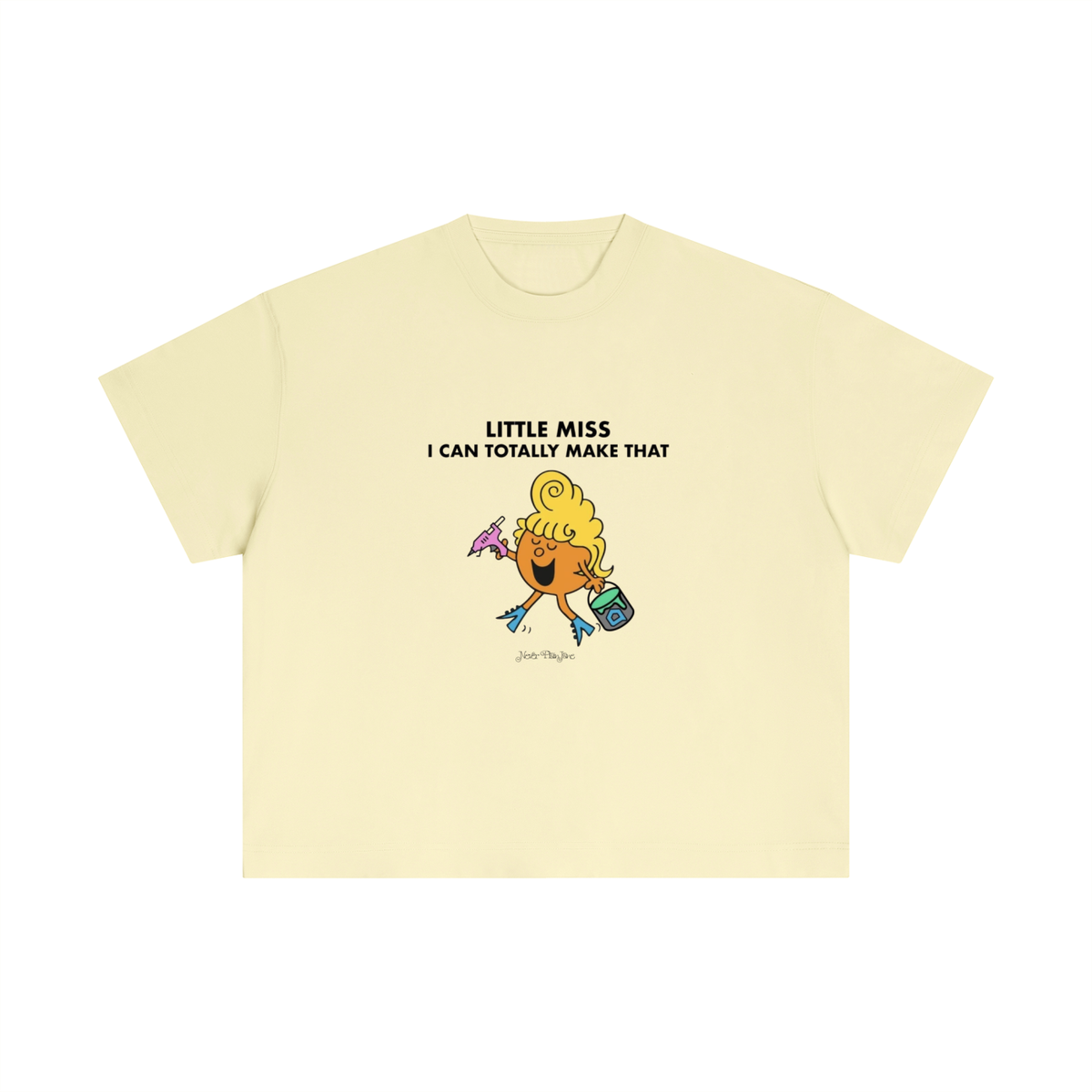 Little Miss I Can Totally Make That Everyday Cotton Boxy Tee