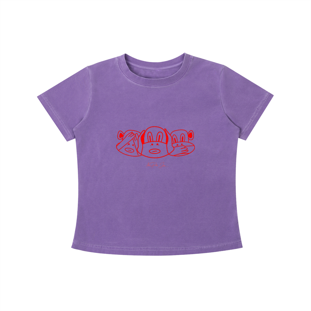 No Evil Vintage Baby Tee