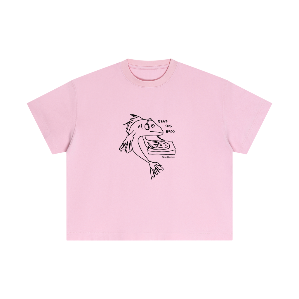 Drop The Bass Everyday Cotton Boxy Tee
