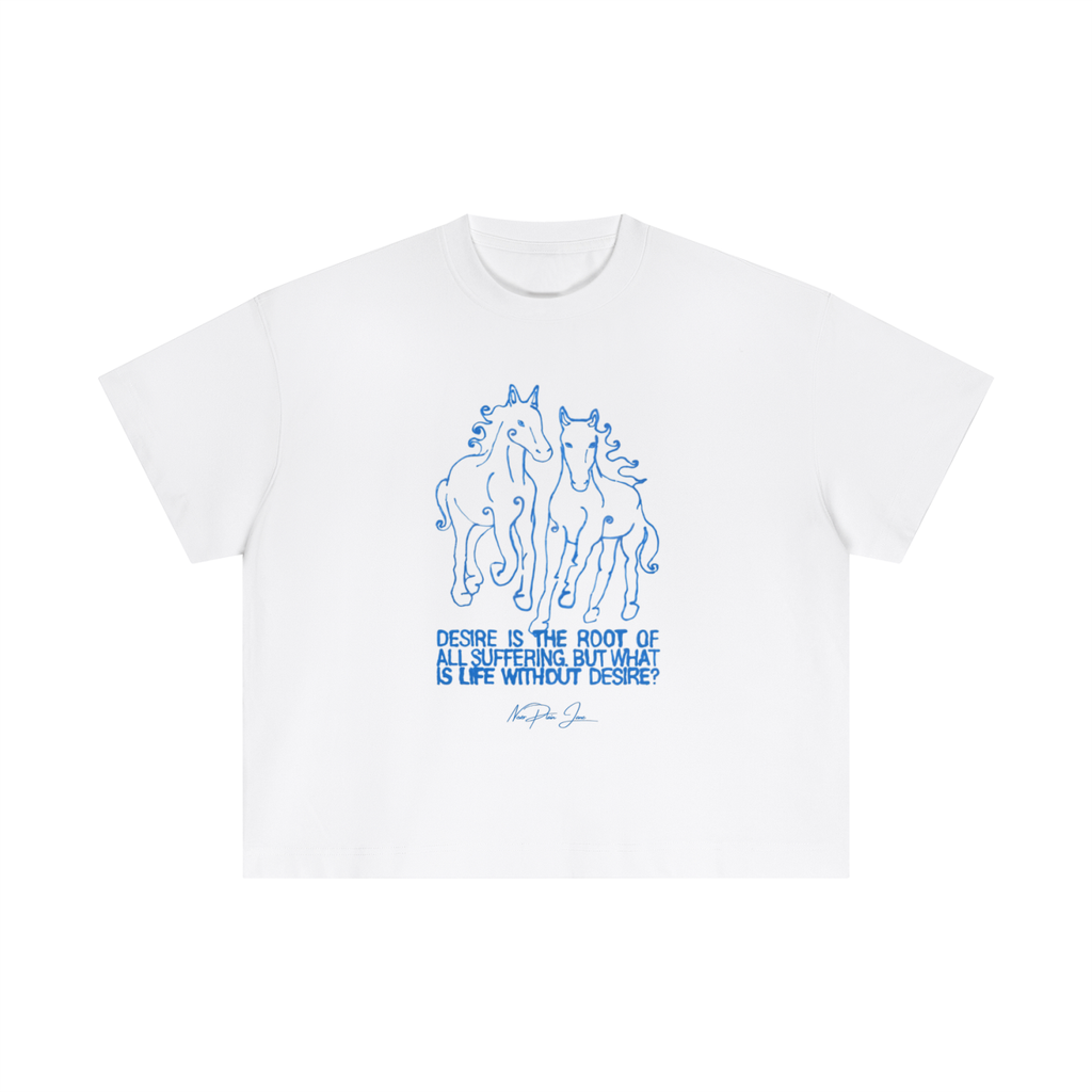 Life Without Desire Everyday Cotton Boxy Tee