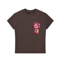 Slut Glitter Badge Fitted Tee