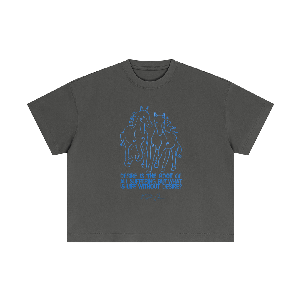 Life Without Desire Everyday Cotton Boxy Tee