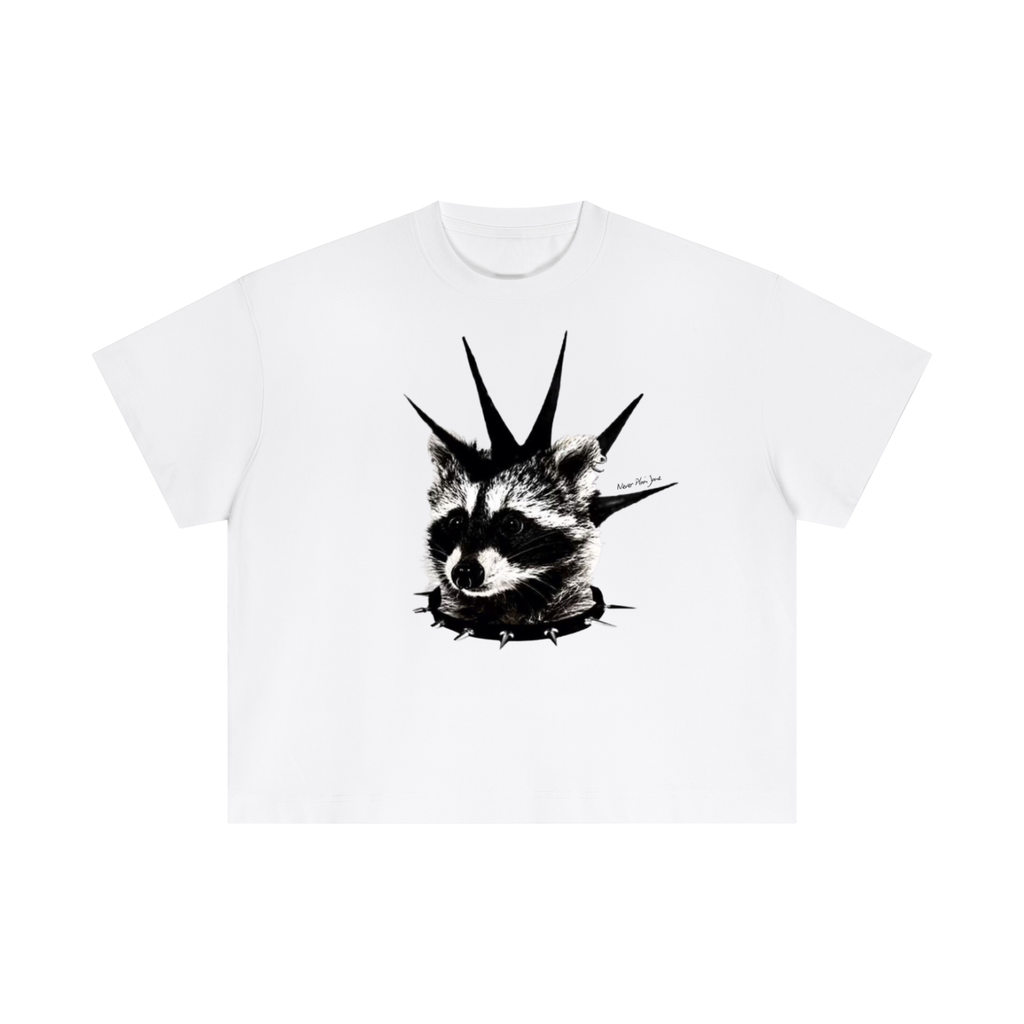 Punk Raccoon Everyday Cotton Boxy Tee