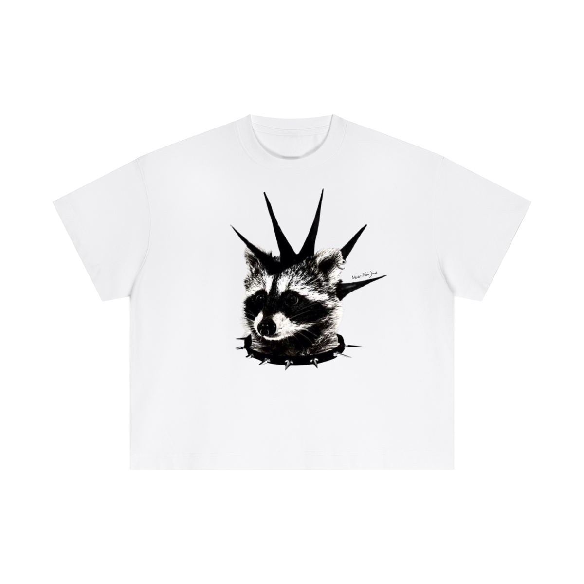 Punk Raccoon Everyday Cotton Boxy Tee