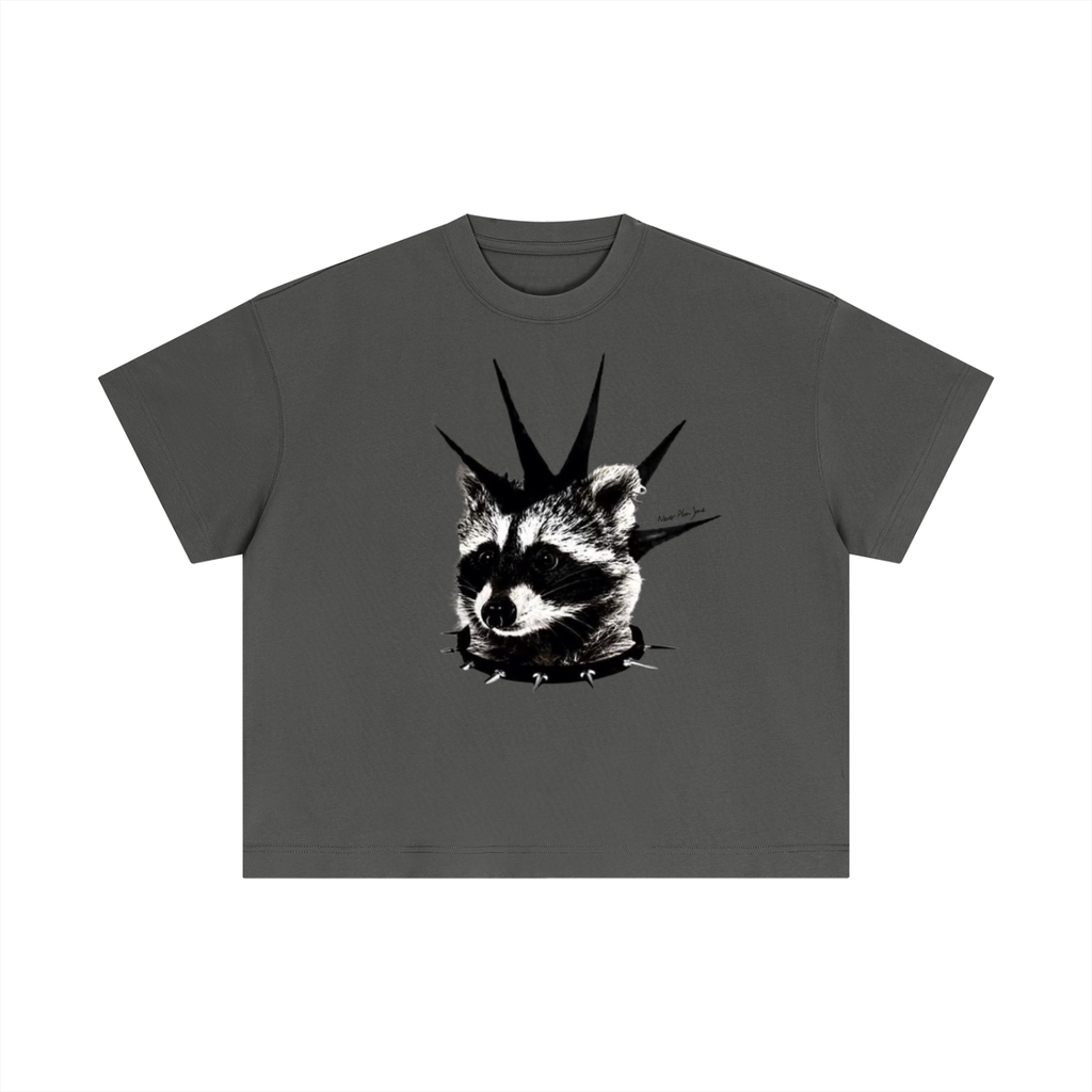 Punk Raccoon Everyday Cotton Boxy Tee
