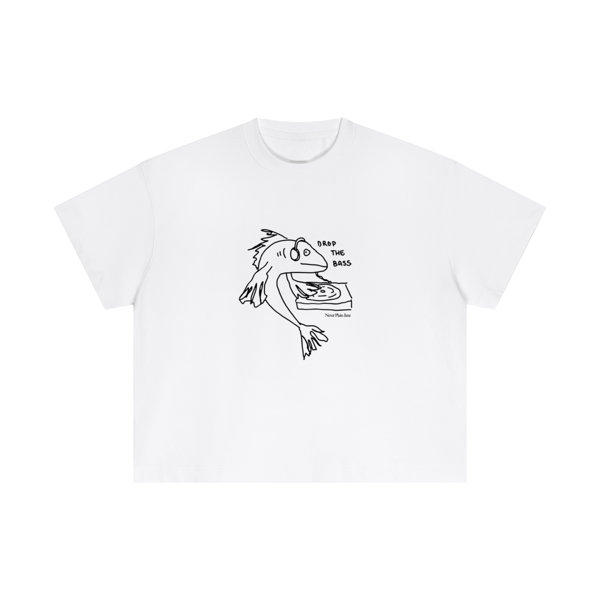 Drop The Bass Everyday Cotton Boxy Tee