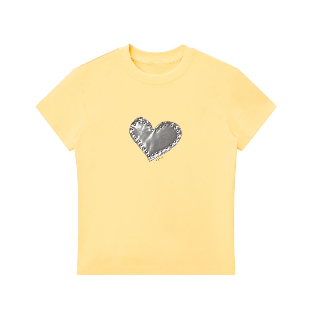 Tin Heart Fitted Tee