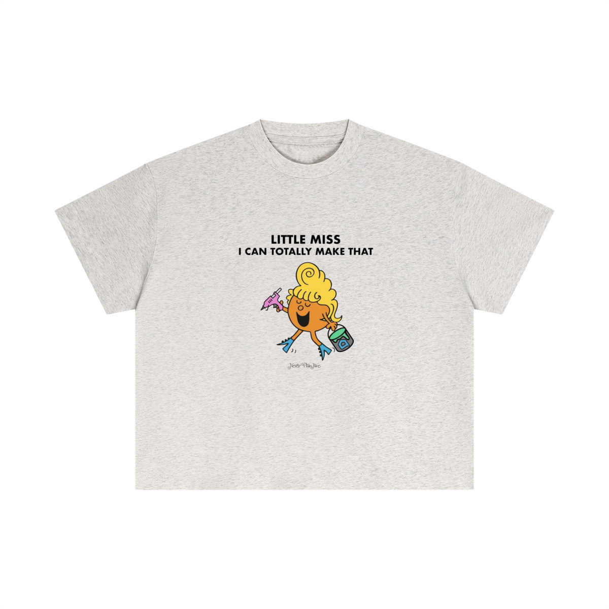 Little Miss I Can Totally Make That Everyday Cotton Boxy Tee