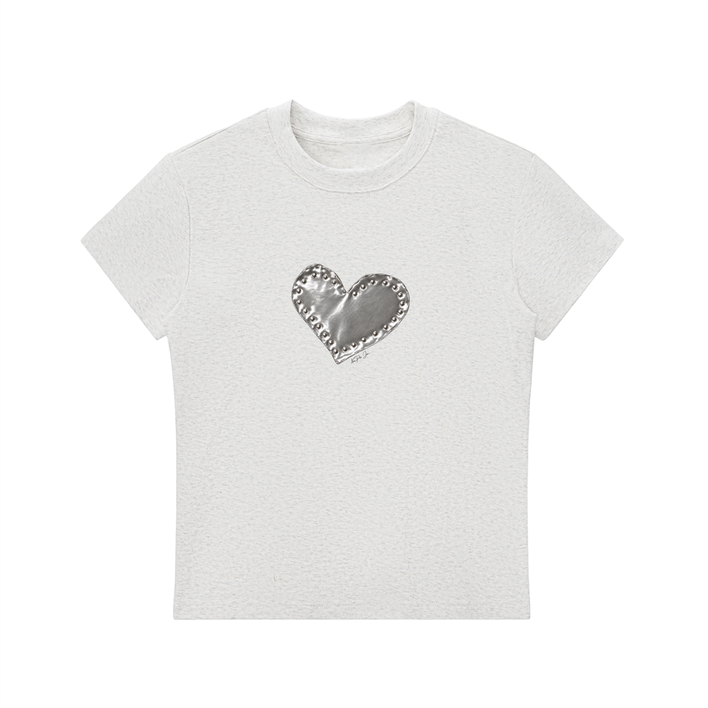 Tin Heart Fitted Tee