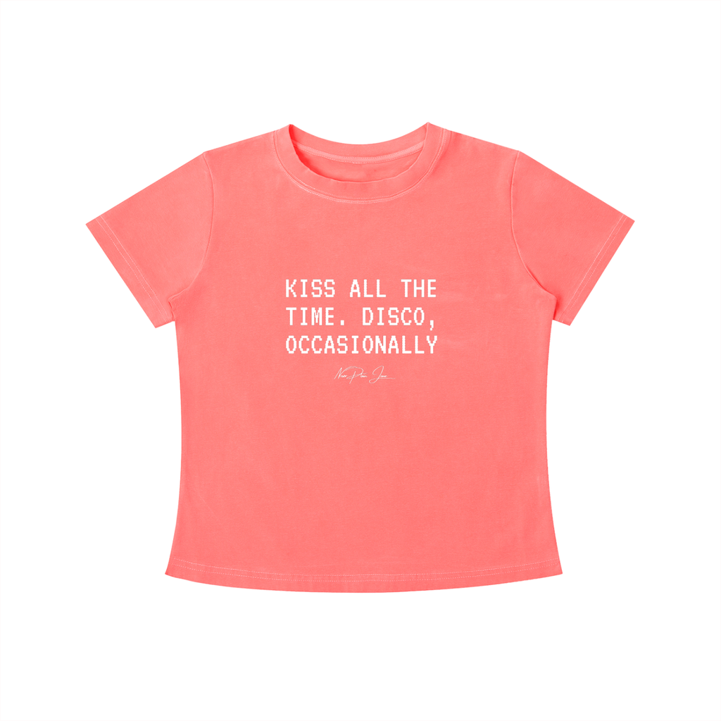 Kiss All The Time Disco Occasionally Vintage Baby Tee