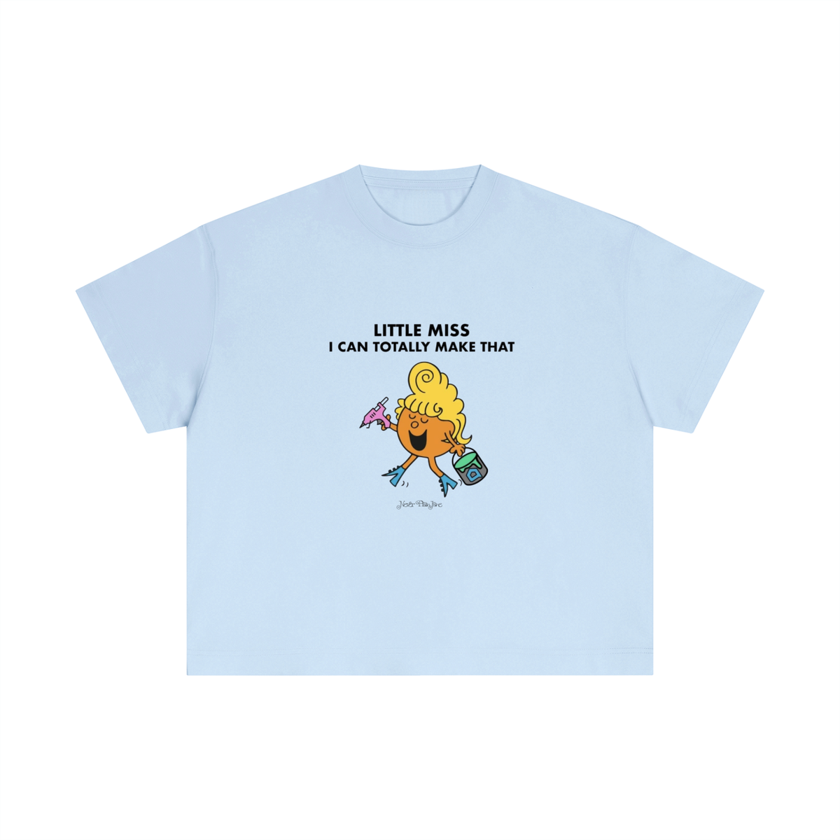 Little Miss I Can Totally Make That Everyday Cotton Boxy Tee