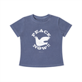 Peace Now Vintage Baby Tee