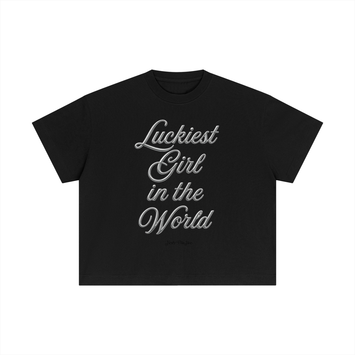 Luckiest Girl In The World Everyday Cotton Boxy Tee