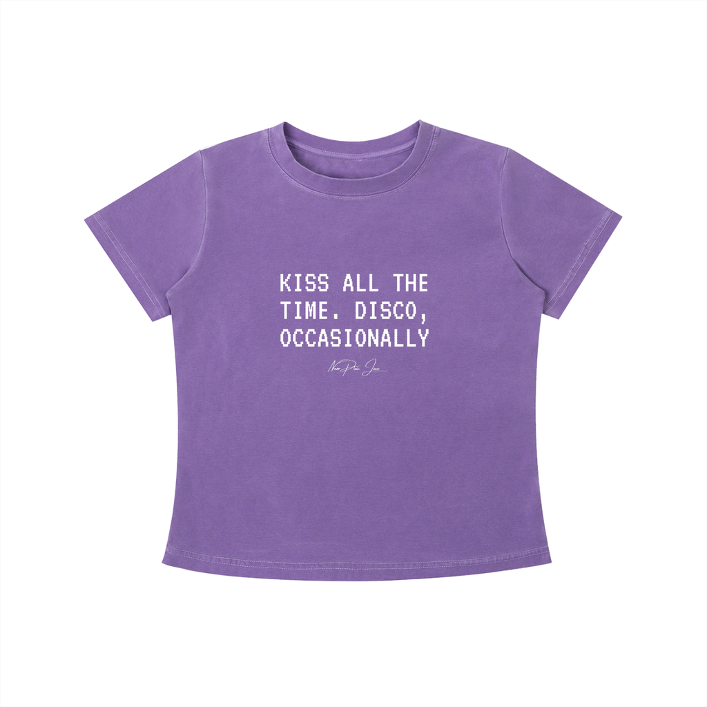 Kiss All The Time Disco Occasionally Vintage Baby Tee