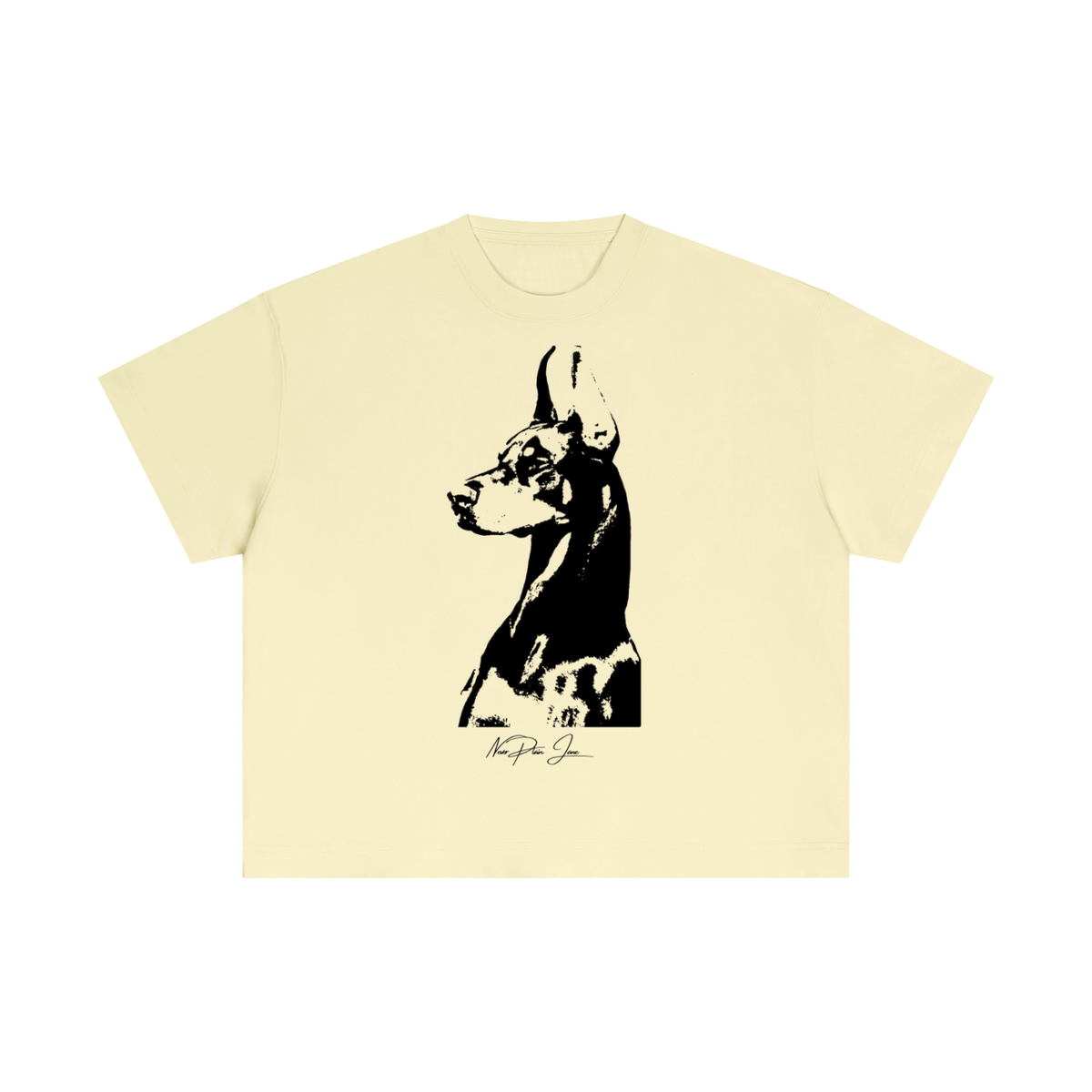 Doberman Everyday Cotton Boxy Tee
