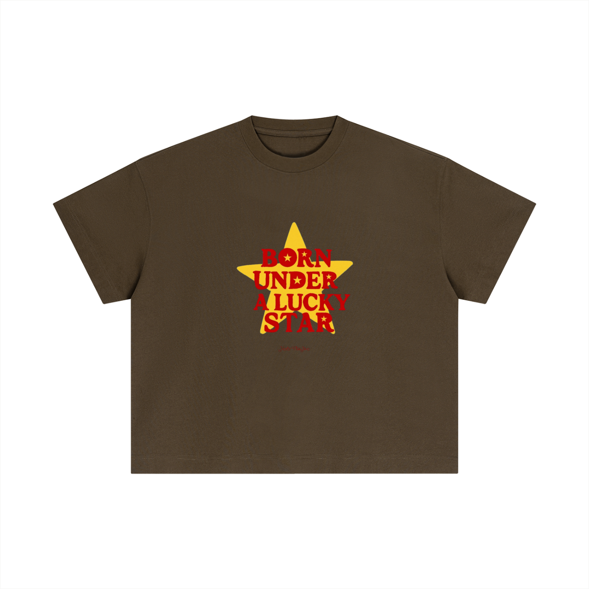 Born Under A Lucky Star Everyday Cotton Boxy Tee