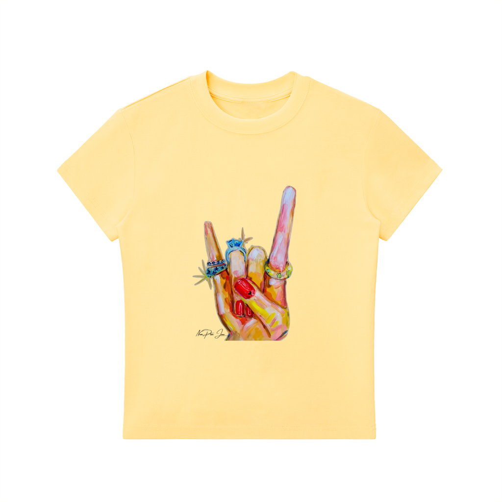 Rock On Fitted Tee