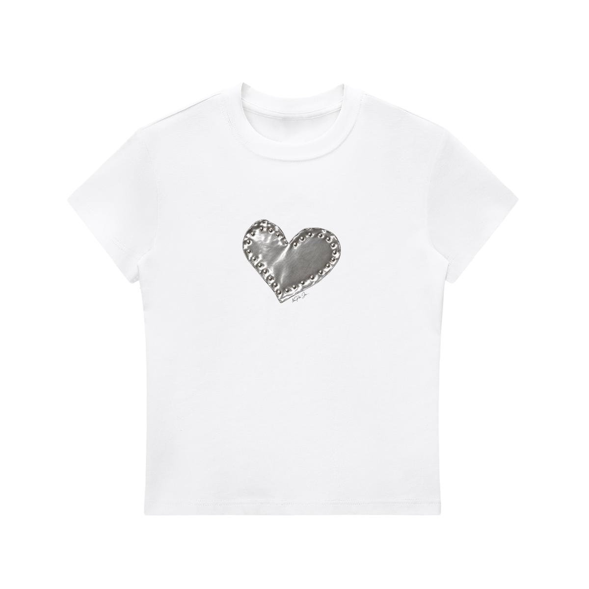Tin Heart Fitted Tee