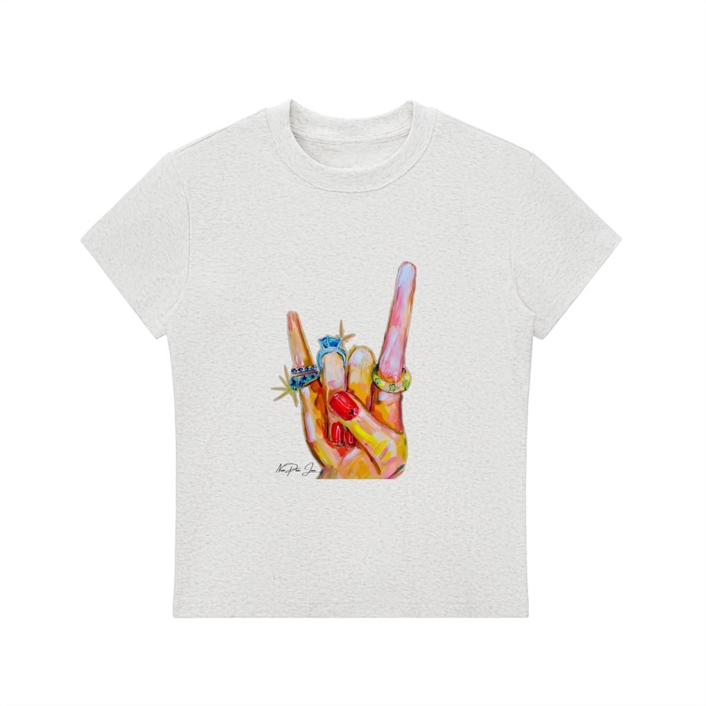 Rock On Fitted Tee