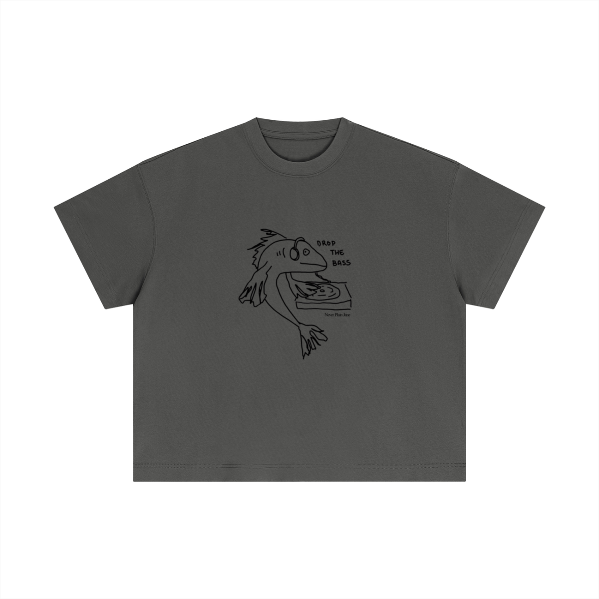 Drop The Bass Everyday Cotton Boxy Tee