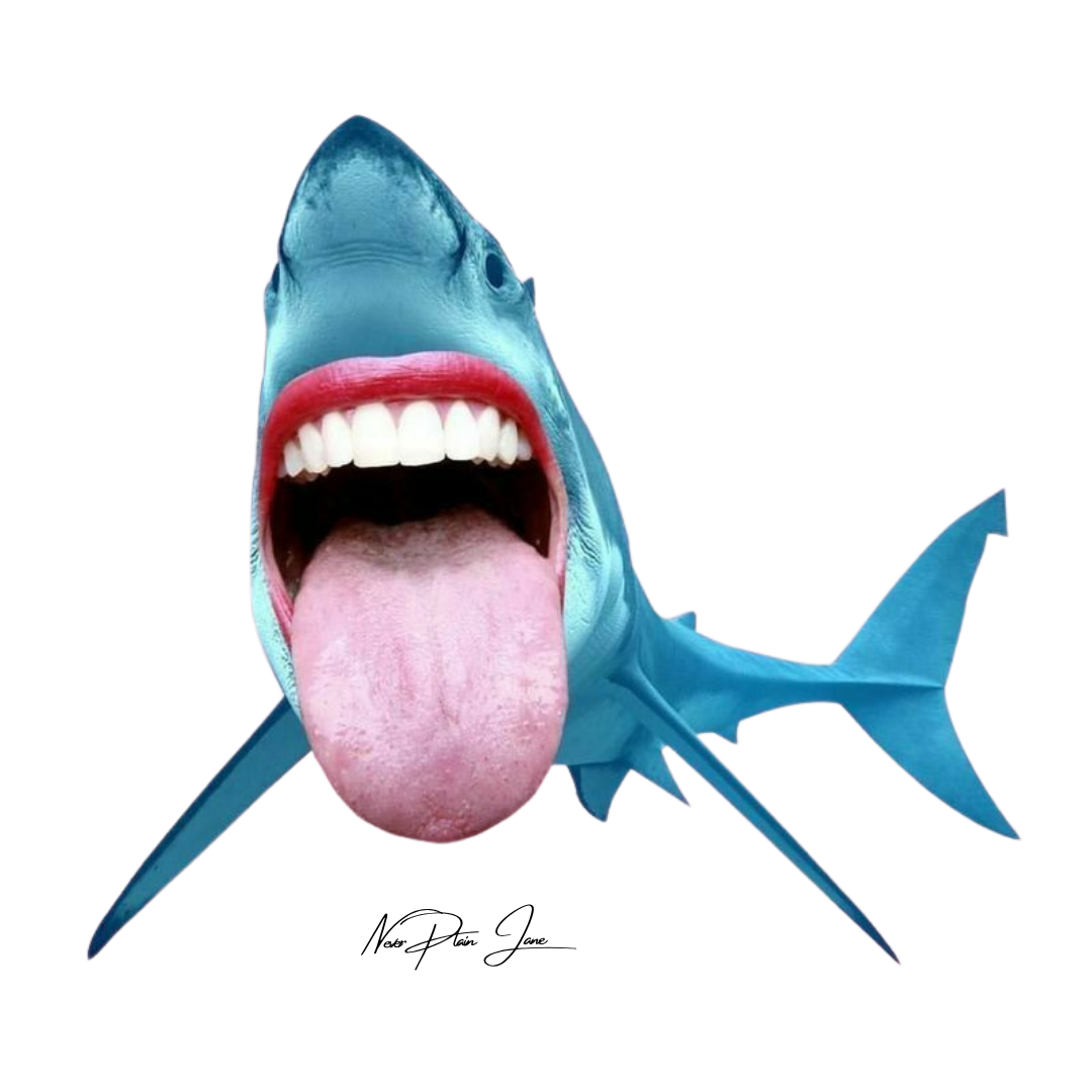 Shark Oh Ha Ha Fitted Tee