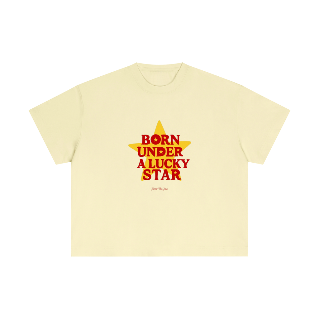 Born Under A Lucky Star Everyday Cotton Boxy Tee