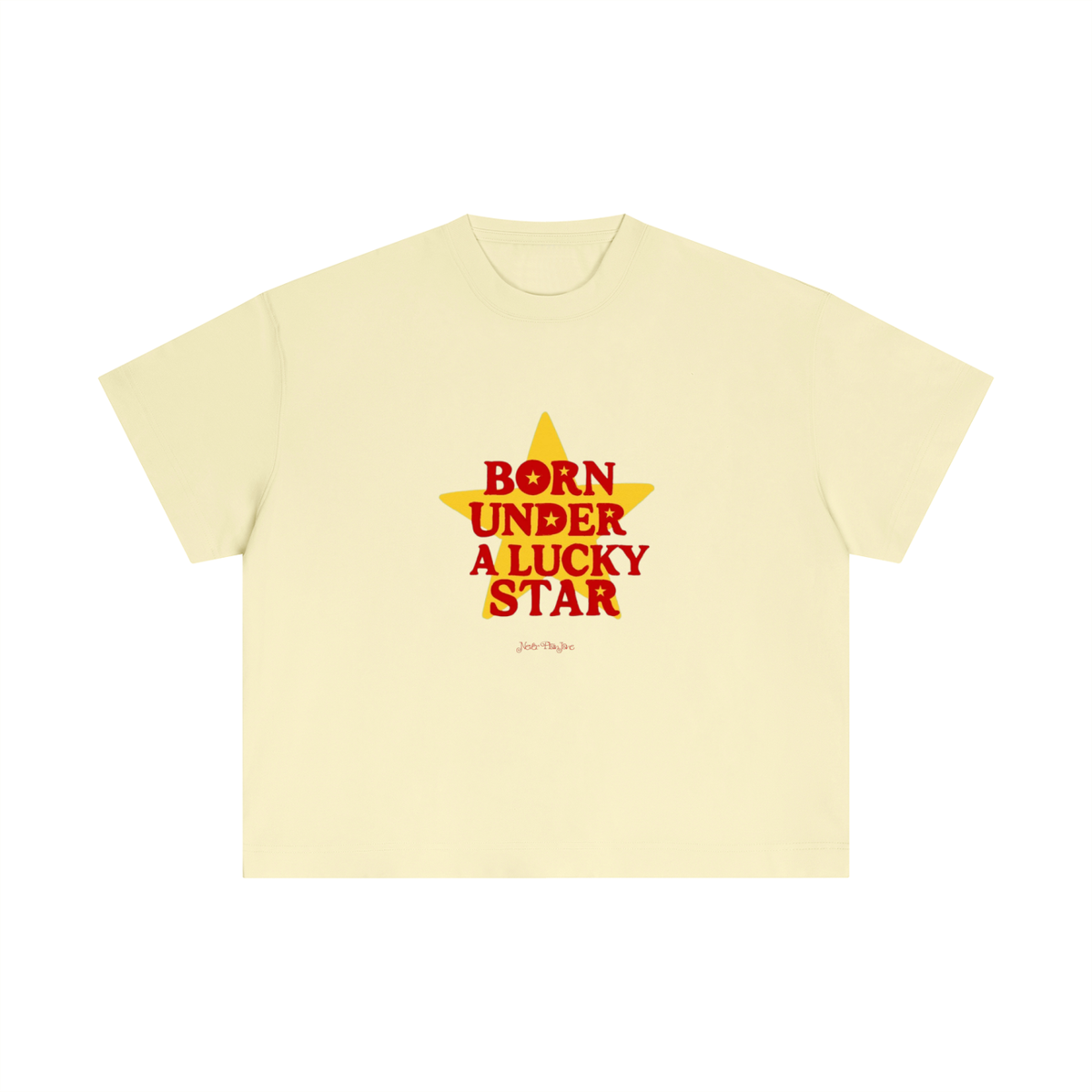 Born Under A Lucky Star Everyday Cotton Boxy Tee