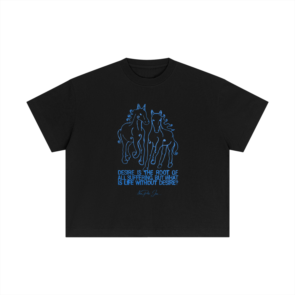 Life Without Desire Everyday Cotton Boxy Tee
