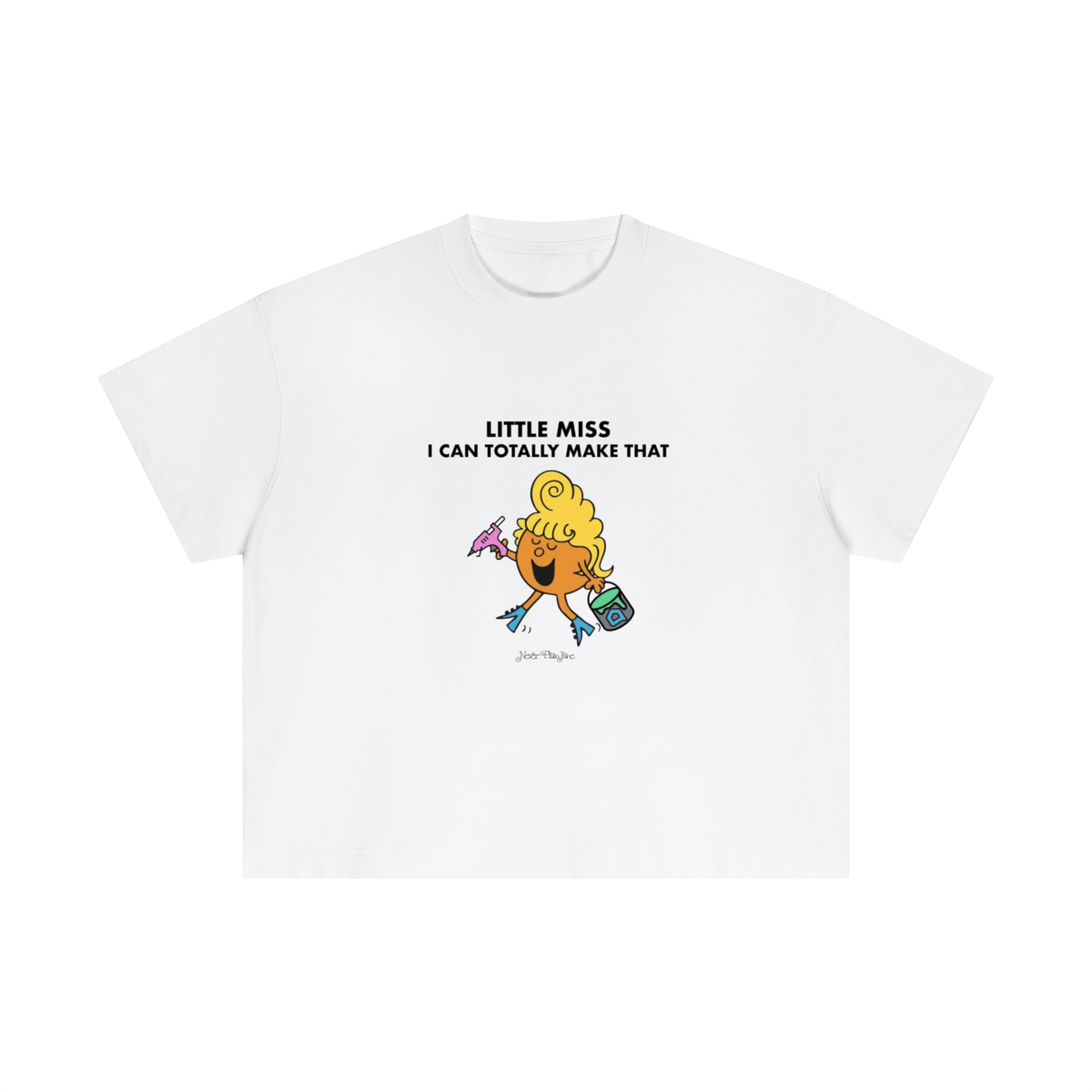 Little Miss I Can Totally Make That Everyday Cotton Boxy Tee