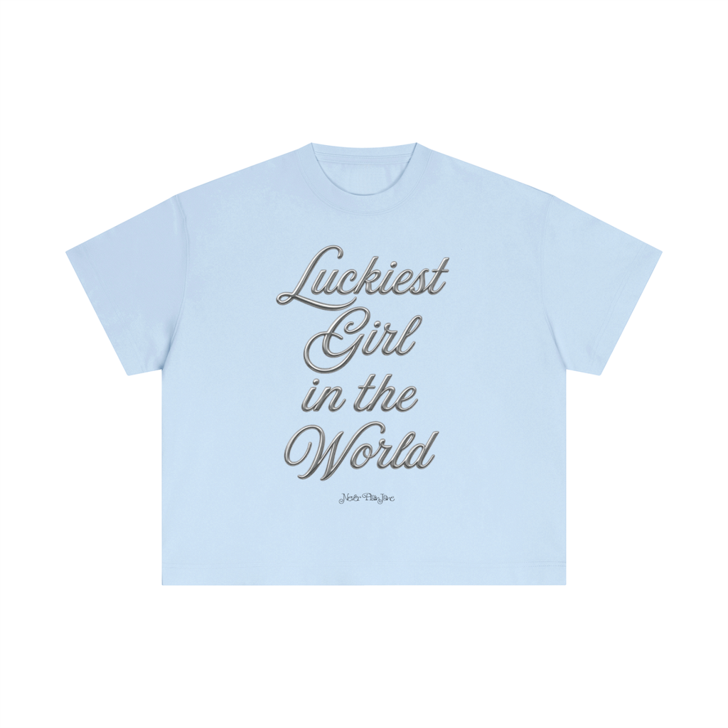 Luckiest Girl In The World Everyday Cotton Boxy Tee