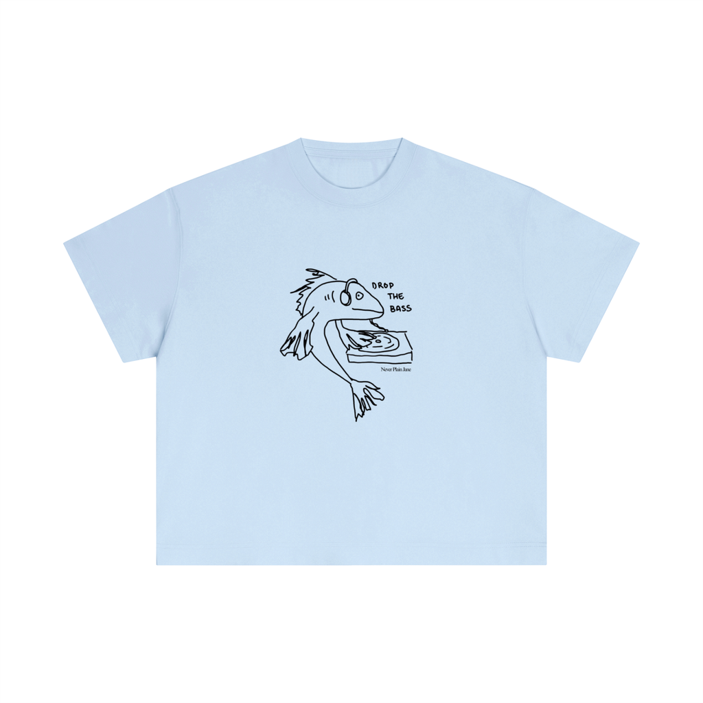 Drop The Bass Everyday Cotton Boxy Tee