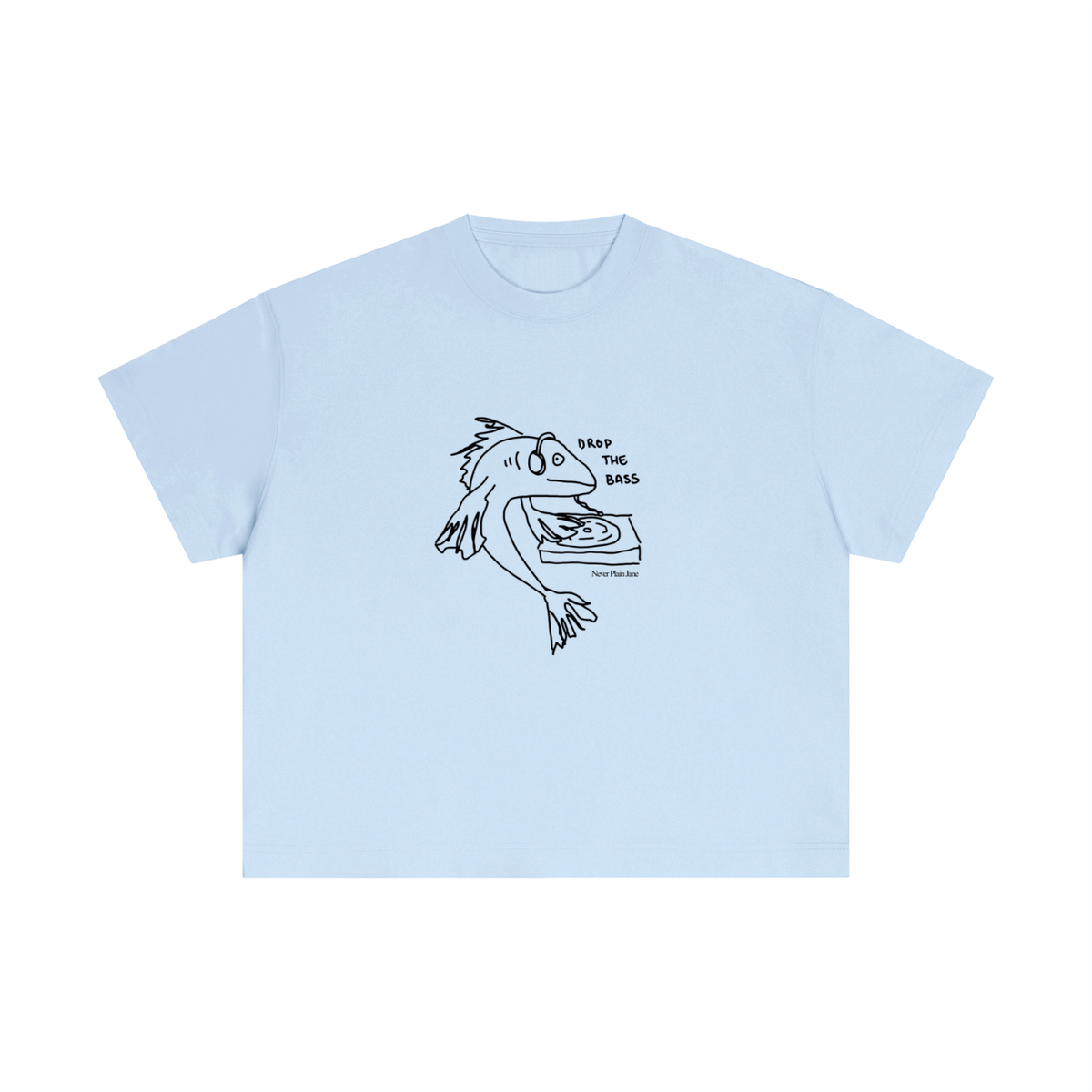 Drop The Bass Everyday Cotton Boxy Tee