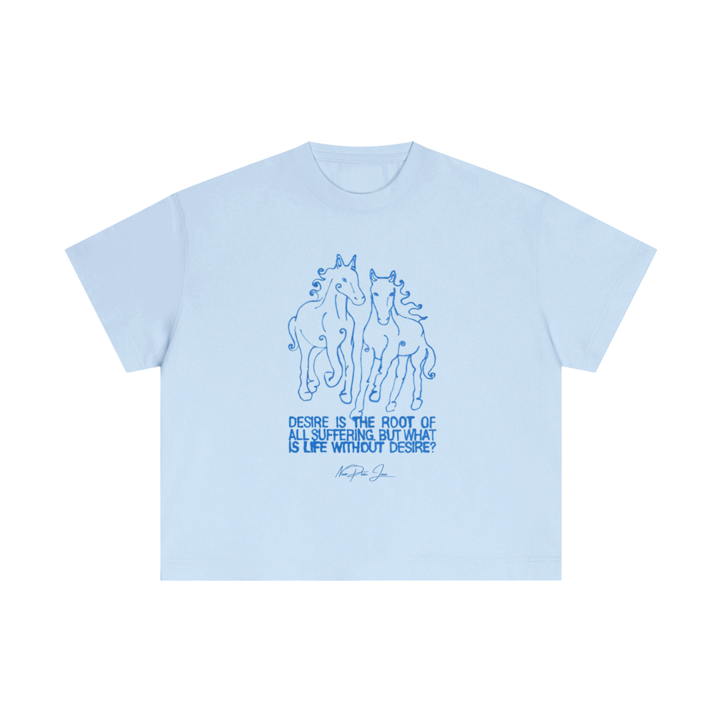 Life Without Desire Everyday Cotton Boxy Tee