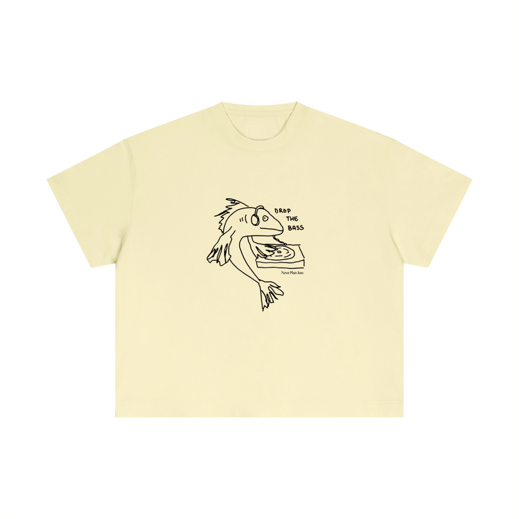 Drop The Bass Everyday Cotton Boxy Tee