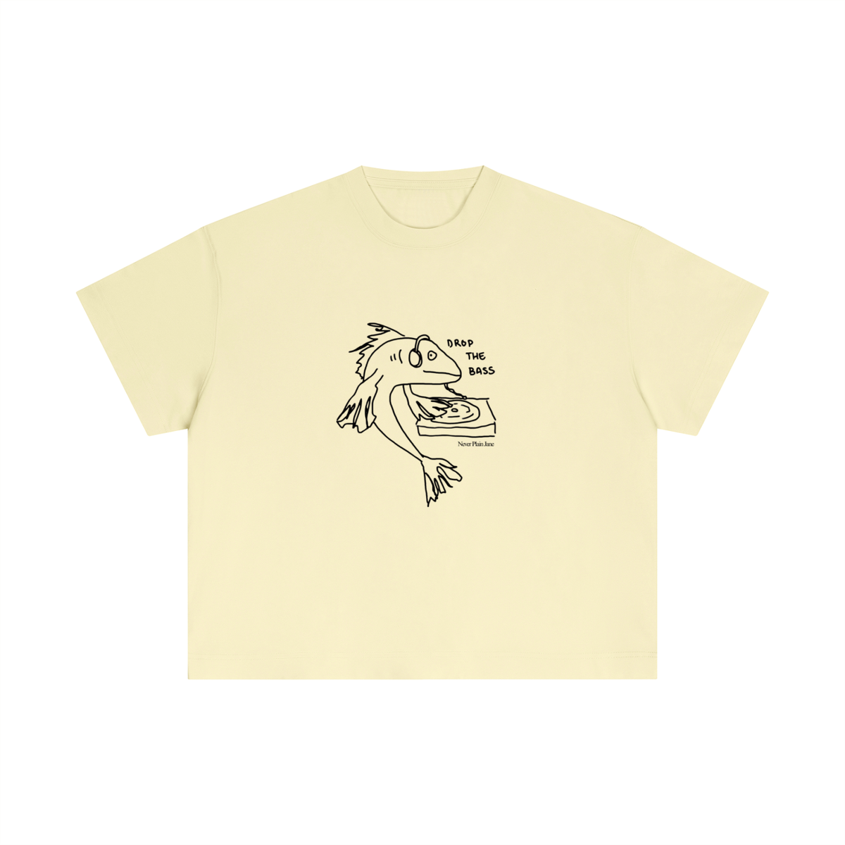 Drop The Bass Everyday Cotton Boxy Tee