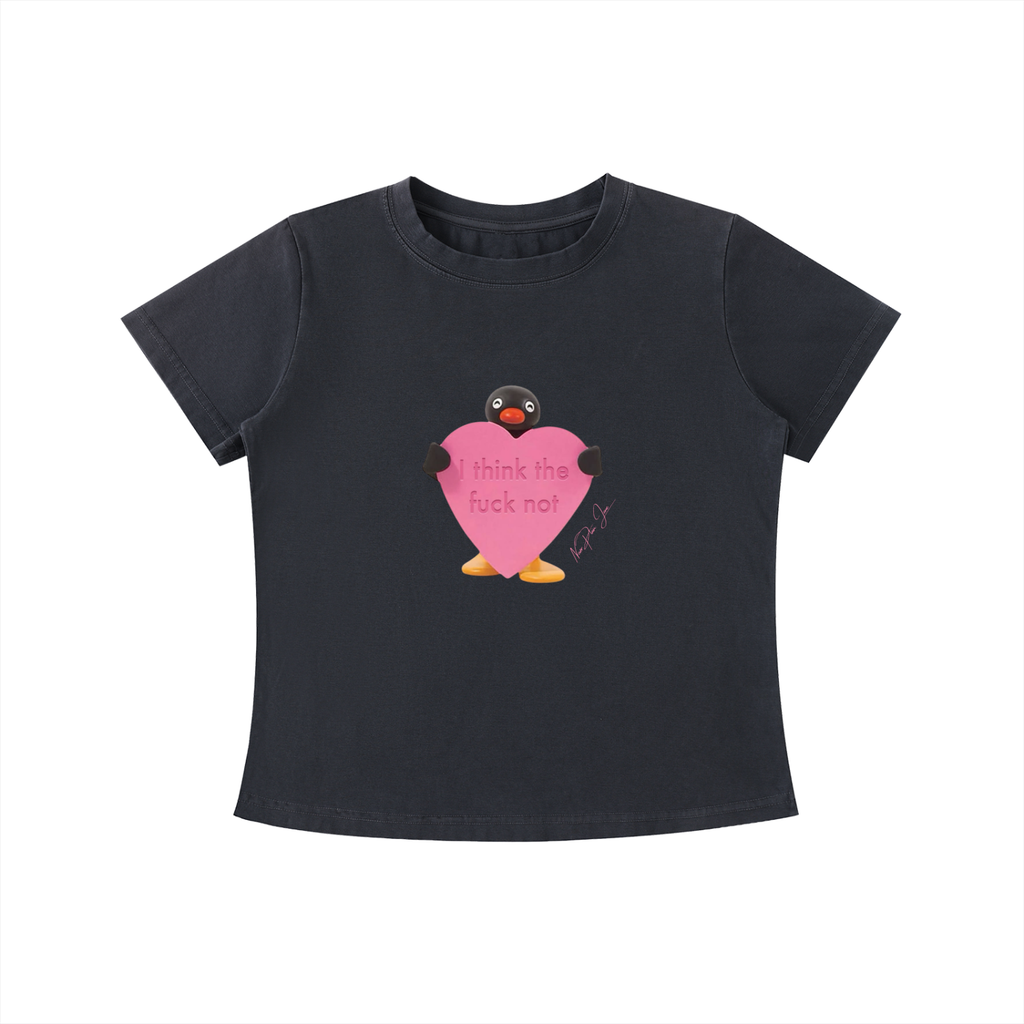 I Think The F**k Not Vintage Baby Tee
