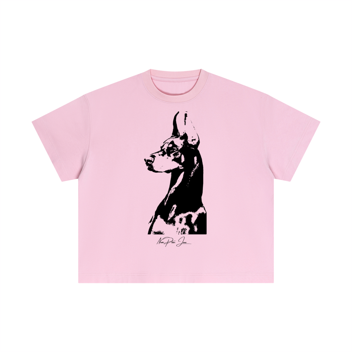 Doberman Everyday Cotton Boxy Tee