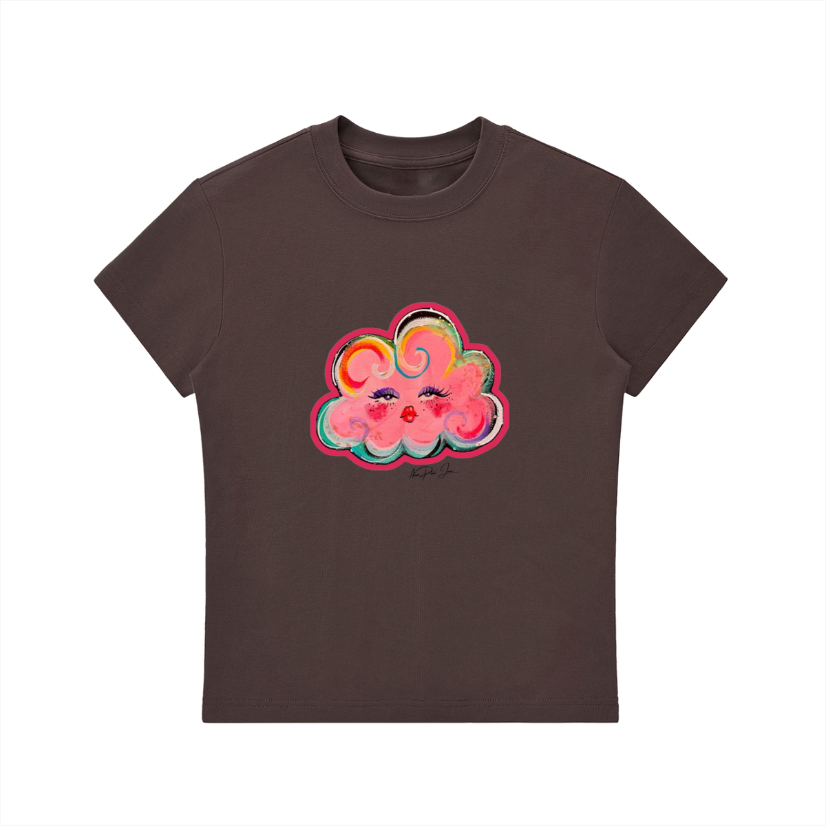 Cloud Nine Fitted Tee