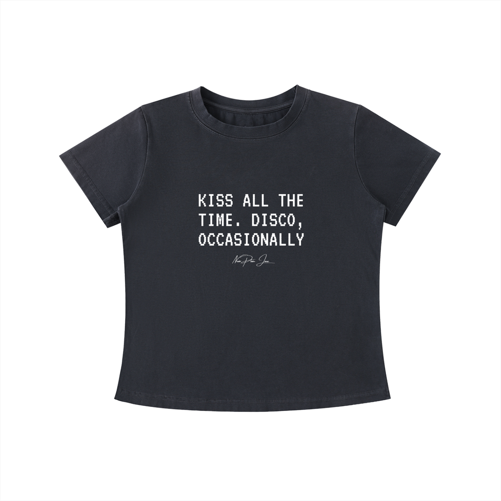 Kiss All The Time Disco Occasionally Vintage Baby Tee