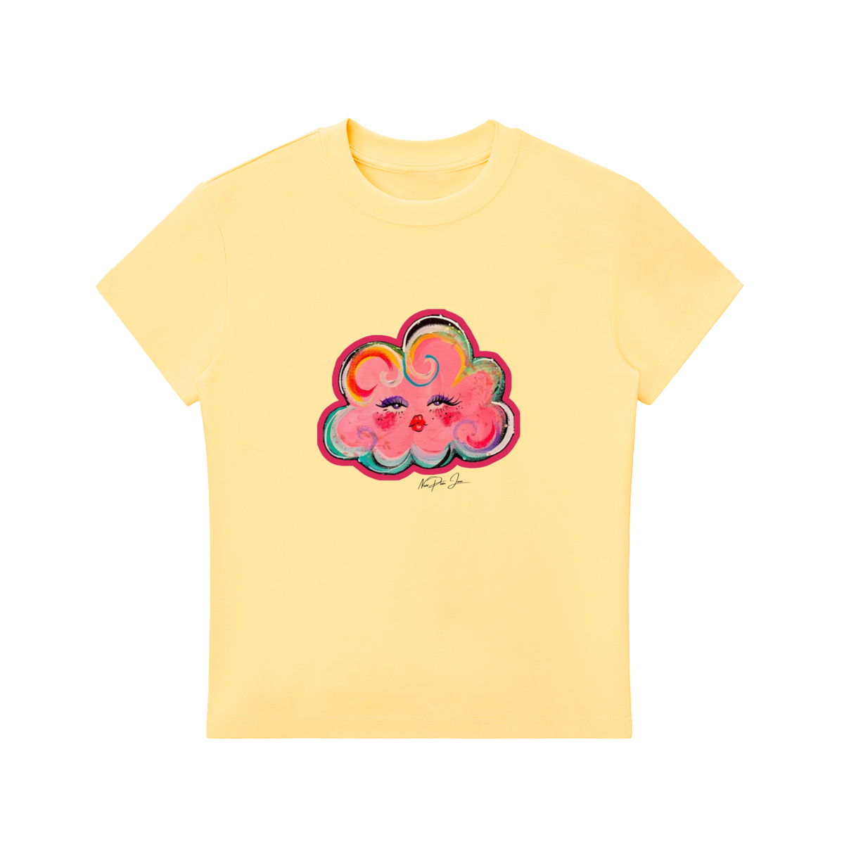 Cloud Nine Fitted Tee