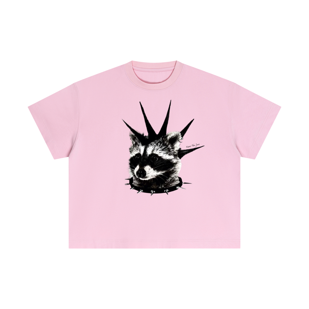 Punk Raccoon Everyday Cotton Boxy Tee